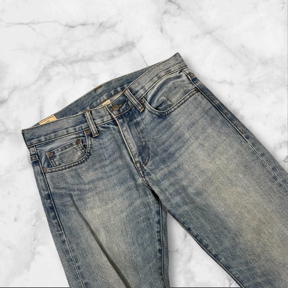 J Crew 484 Style Mens Jeans Extra Slim Fit Light Wash Denim Size 28 x 32 Kaihara